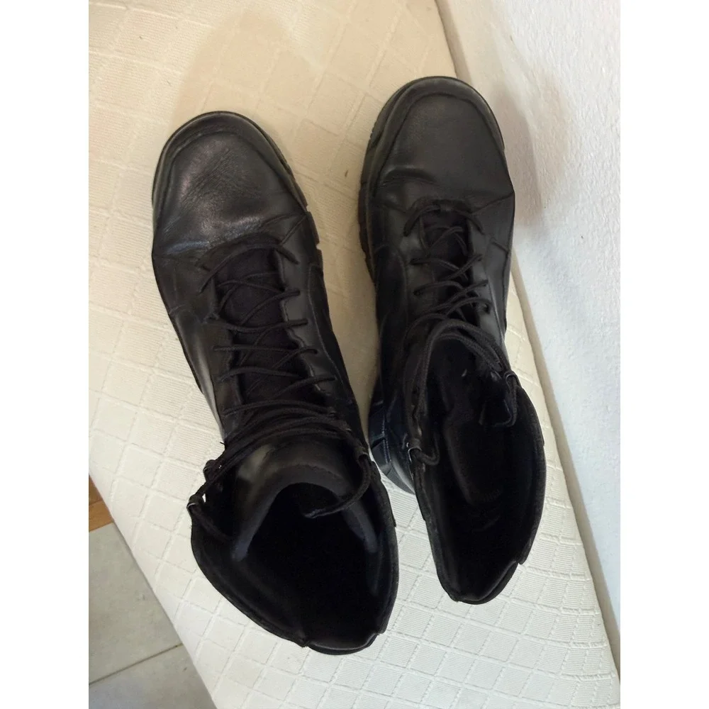 Oakley Boots Mens Black Leather Tactical Combat 7.5 Light Assault Military Style
